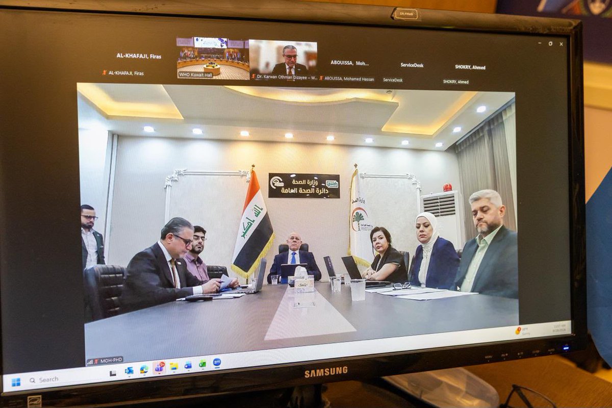 WHOIraq's tweet photo. 🇮🇶 العراق يستعرض تجربته في الان��قال من شلل الأطفال

خلال الأسبوع الافتراضي للدورة الثالثة والسبعين للجنة الإقليمية لمنظمة الصحة العالمية لشرق المتوسط (RC73)، ألقى الدكتور هاني موسى بدر، وكيل وزارة الصحة للشؤون الفنية، الكلمة الافتتاحية، أعقبها عرض قدّمه الدكتور رياض الحلفي، مدير عام دائرة الصحة العامة، استعرض خلاله تجربة العراق في الانتقال من شلل الأطفال.

وسلّط العرض الضوء على مسيرة العراق في دمج الأصول والقدرات التي طُوّرت ضمن برنامج استئصال شلل الأطفال في وظائف الصحة العامة الأساسية، بما يسهم في الحفاظ على مكتسبات الاستئصال، وتعزيز برامج التحصين والترصد، وتطوير قدرات الصحة العامة بشكل أوسع.

🇮🇶 Iraq showcases its experience in polio transition

During the Virtual Week of the 73rd WHO Regional Committee for the Eastern Mediterranean (RC73), Dr Hani Musa Badr, Deputy Minister of Health for Technical Affairs, delivered the opening remarks, followed by a presentation from Dr Riyadh Al-Hilfi, Director-General of Public Health, showcasing Iraq’s experience in polio transition.

The presentation highlighted Iraq’s journey in integrating polio assets and capacities into essential public health functions, helping sustain polio eradication gains while strengthening immunization, surveillance and broader public health capacities.

#WHOIraq #PolioTransition #EMRC73