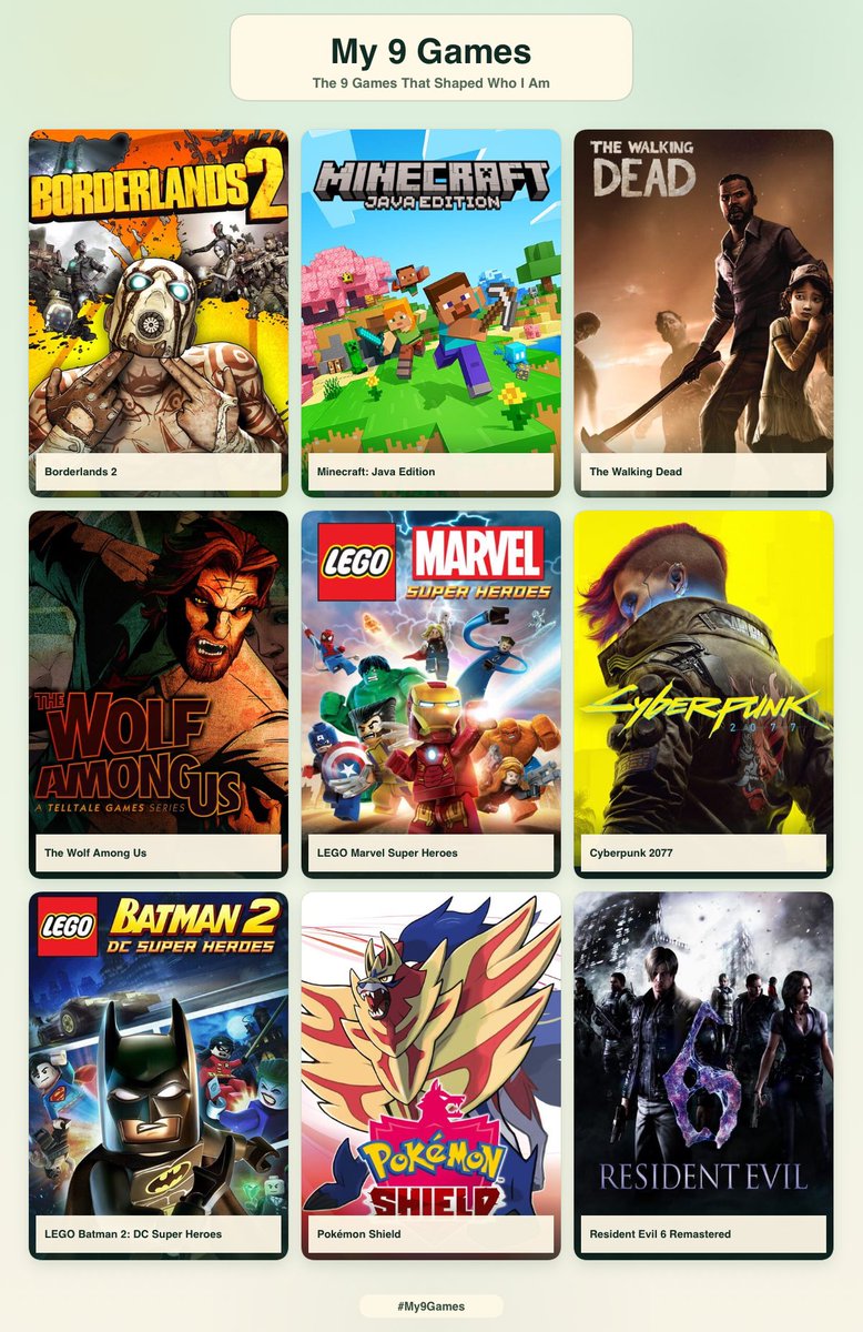 M0Xxxo's tweet photo. Saw this cool trend and decided to participate 

9 Games that shaped me :DD https://t.co/ynBpV5yHF2
