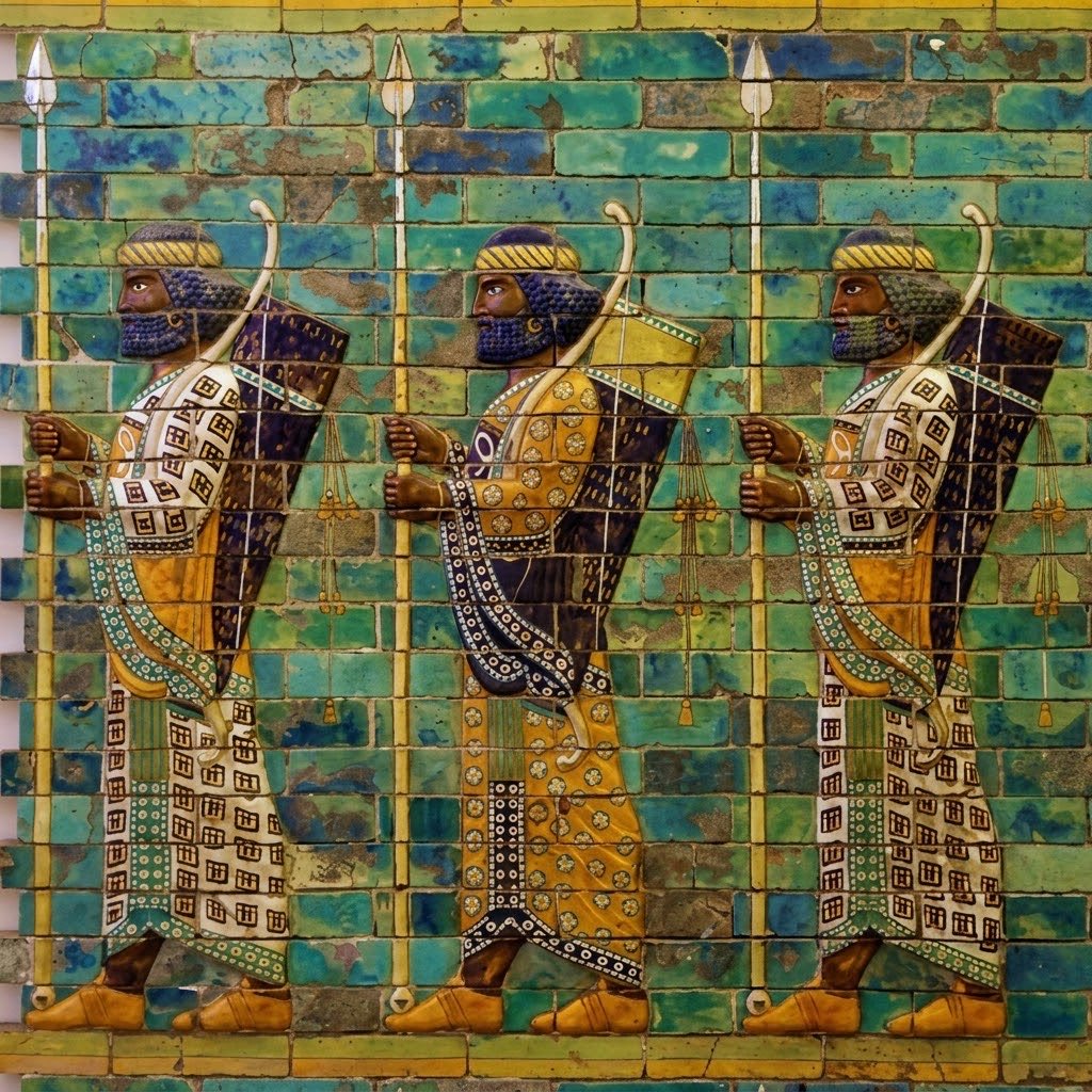 Heywaycomplain's tweet photo. Immortals or Persian Immortals, was the name given by the Greek historian Herodotus to a 10,000-strong unit of elite heavy infantry in the Achaemenid army. 

They served in a dual capacity, operating as an imperial guard and contributing to the ranks of the standing army. The force mainly consisted of Persians, along with Medes and Elamites.

They are now awakened again. 

RISE IRAN! 

WE ALL SALUTE YOU!
