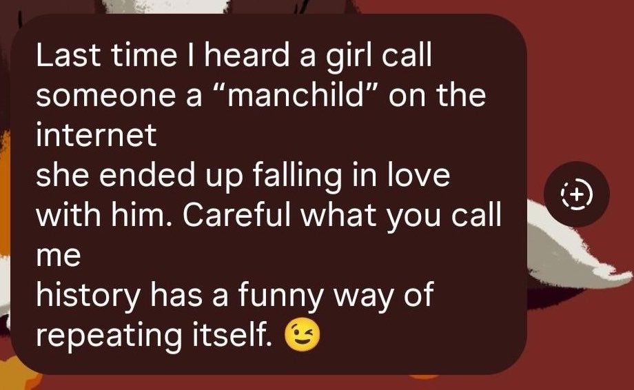 amayqore's tweet photo. last time i heard a man talk shit abt someone only for him to come live later and apologise holding his ears. be careful of what you say abt others history has a funny way of repeating itself 😉 https://t.co/7kUpI6HSlM