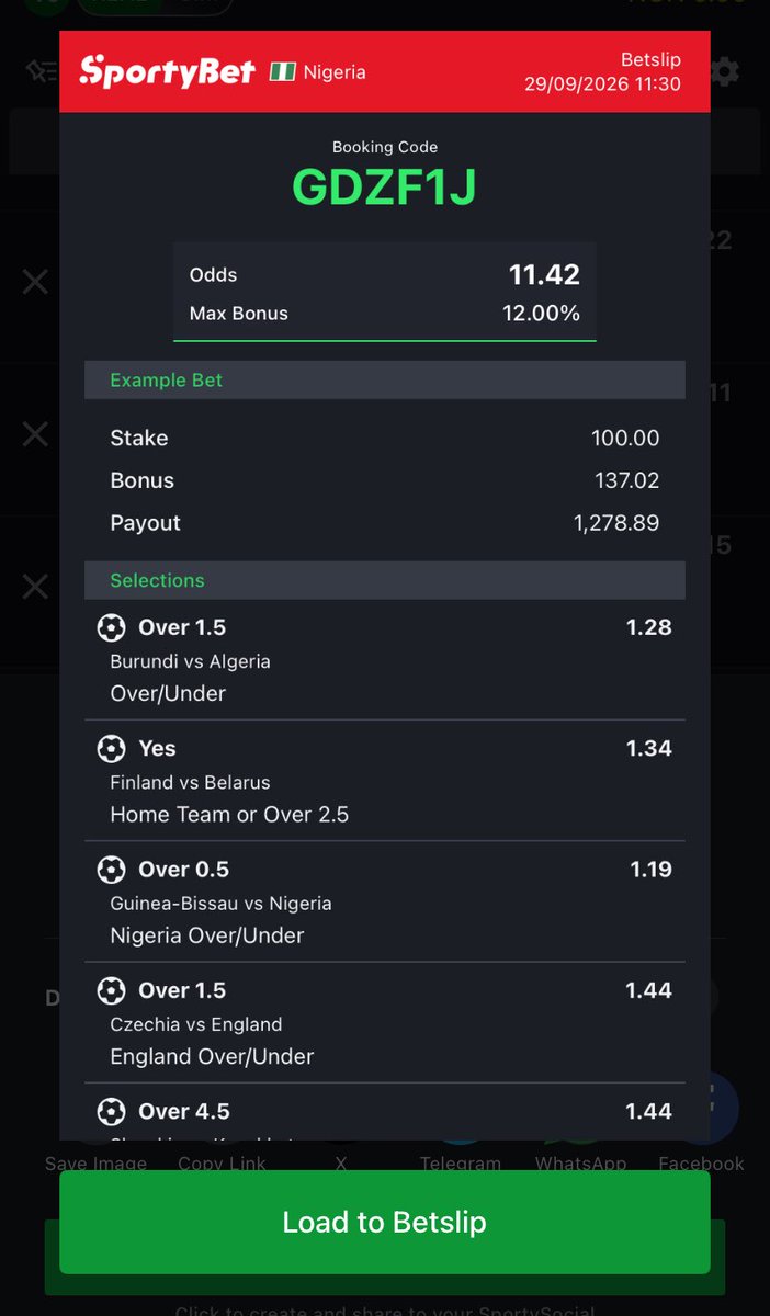 Super_Punter's tweet photo. 11 Odds
Enjoy: GDZA1J

@Emmanuel_Tips @FreshBossTips @FoluboiNg @sportingking365 @bksportsaccount @LouieDi13 @Ekitipikin @Mrbankstips https://t.co/R3nP4c3Kah