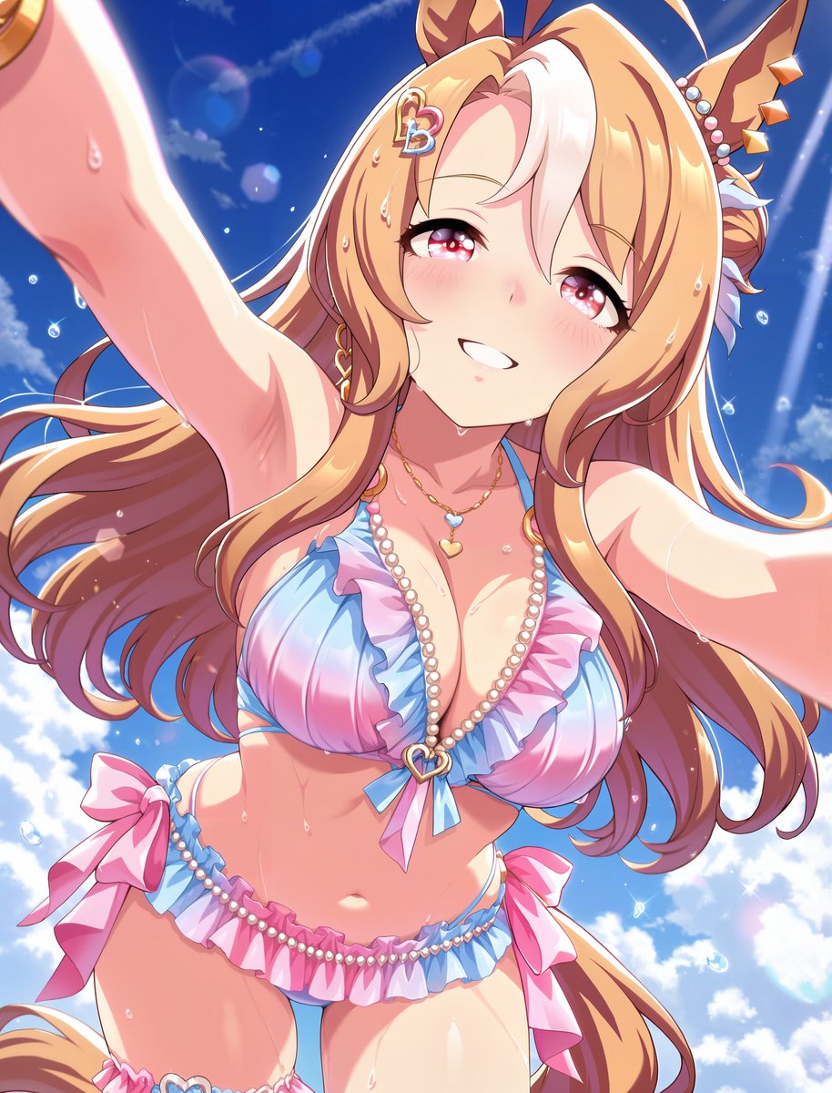 hzk_hazuki0407's tweet photo. フサイチパンドラ：天才的にカワイイっしょ💖 https://t.co/9hVazJaxnx