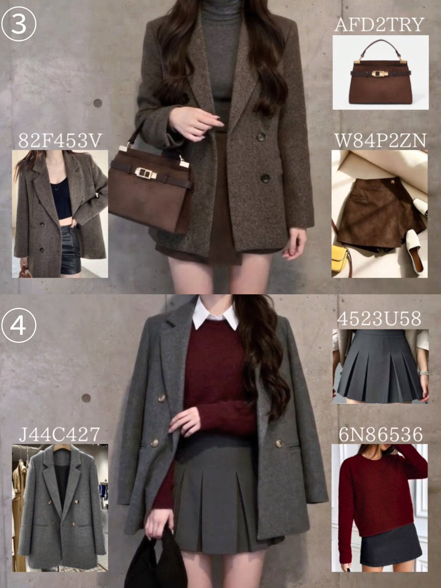 do8ob2's tweet photo. SHEIN おすすめ秋服コーデ❕🍁🍂

ジャケット×ミニ丈で秋コーデ🤎
お上品な大人かわいいスタイルに🪄◝✩

#SHEIN #ad コードはコメント💬引用RP✒️ https://t.co/YkVfYTLyvh