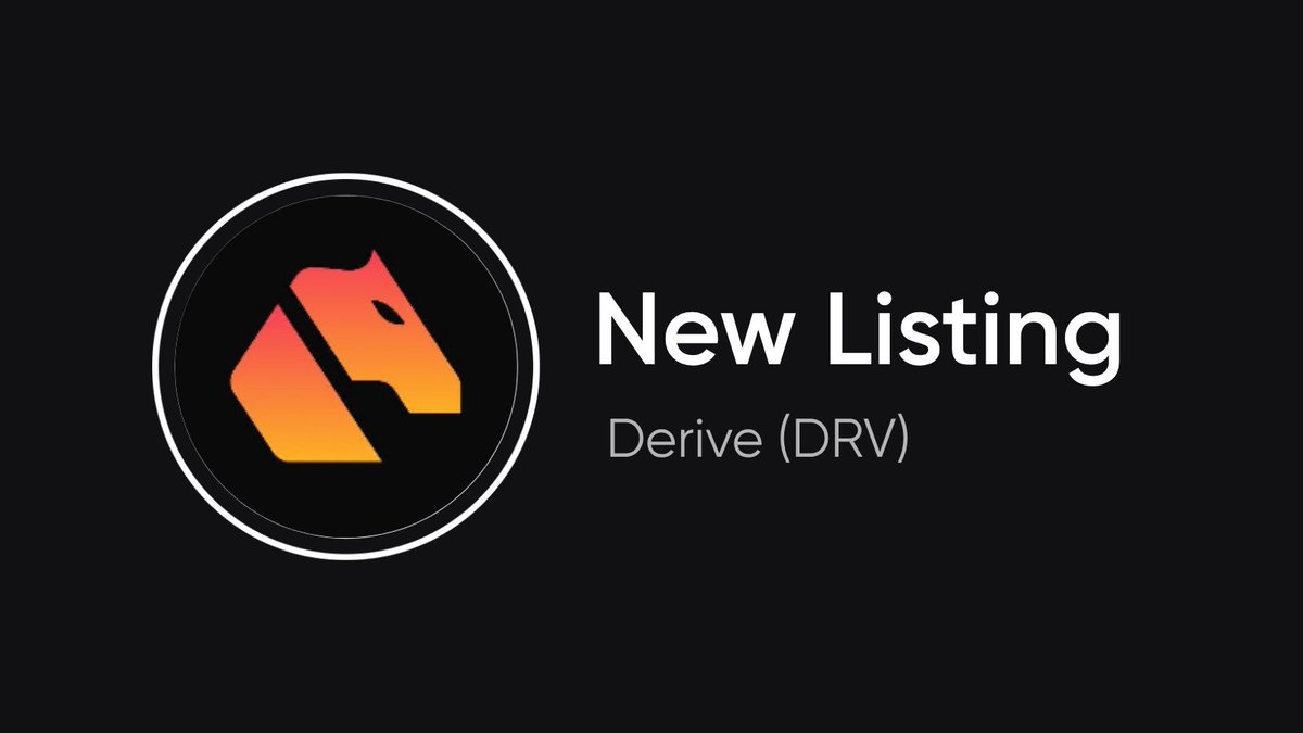 bitvavocom's tweet photo. New listing - Derive (DRV) 🚀               

You can now find $DRV @DeriveXYZ on Bitvavo.  

Explore it here ➡️ https://t.co/xp7f3P6Bin https://t.co/3ACeo8od5y