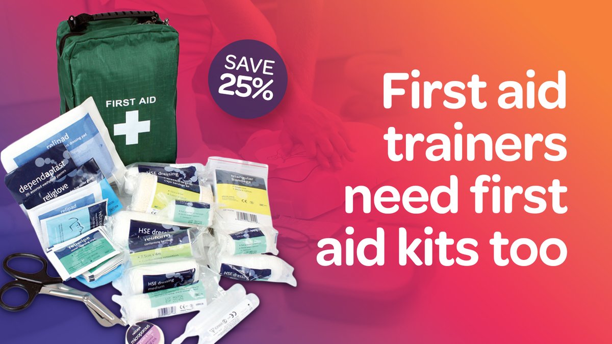 Qualsafe's tweet photo. That's why our Professional Soft Bag First Aid Kit keeps a comprehensive selection of essentials together in one organised, portable bag, ready when you need it.

And right now, you can get one for just £15.37 ex VAT. That's 25% off.

https://t.co/fr1sSogekD https://t.co/YuSC3jMsKO