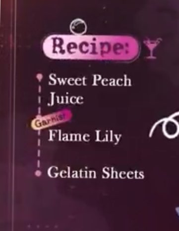 huachengsfang's tweet photo. I just think it’s funny that cdg were lying that the devs must hate valko bc he likes chocolate which is poisonous to dogs… meanwhile these drink recipes for Sylus and Rafayel have poisonous flowers 🤡 does the argument still apply? https://t.co/w3deNHzrmN