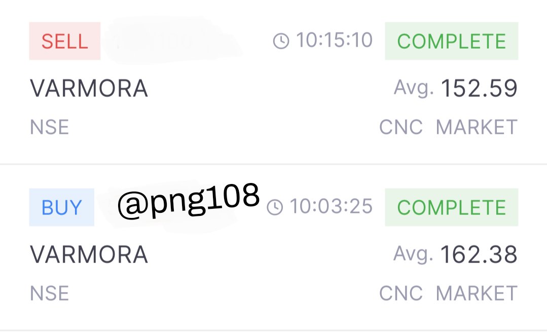 png108's tweet photo. #VARMORA Got big dent 😓 

All thanks to poor trade management 😭 https://t.co/XVDUHAMLI7