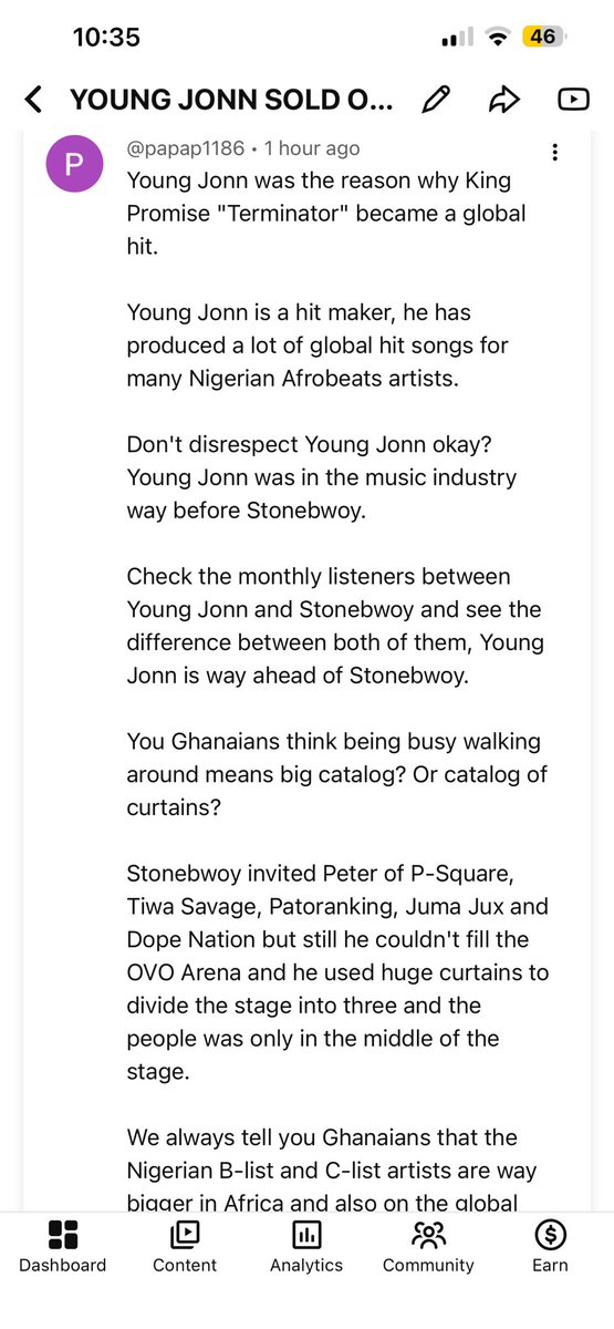 LucasTrendz's tweet photo. This comment from this Nigerian on my video is so ruthless. Eeii💔 https://t.co/IXJTM45AaB