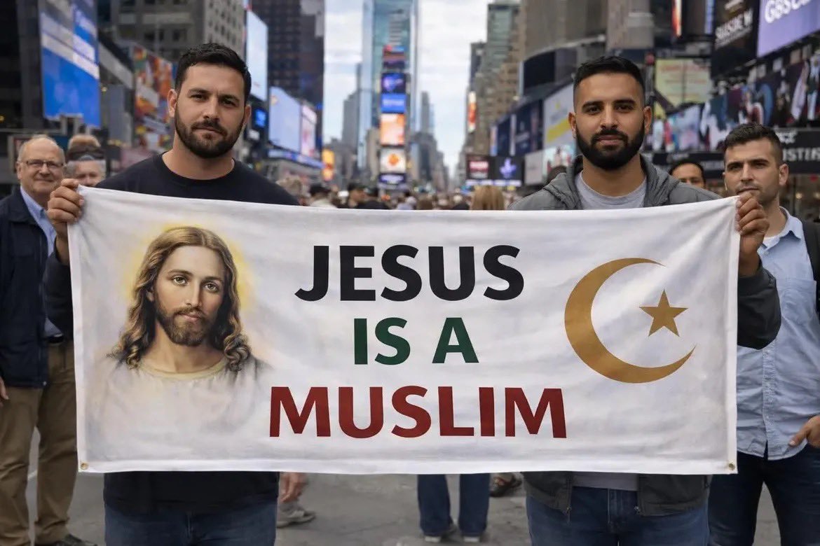 Boss_Aleeyu's tweet photo. Jesus was a muslim! https://t.co/NX4YJLNjsj