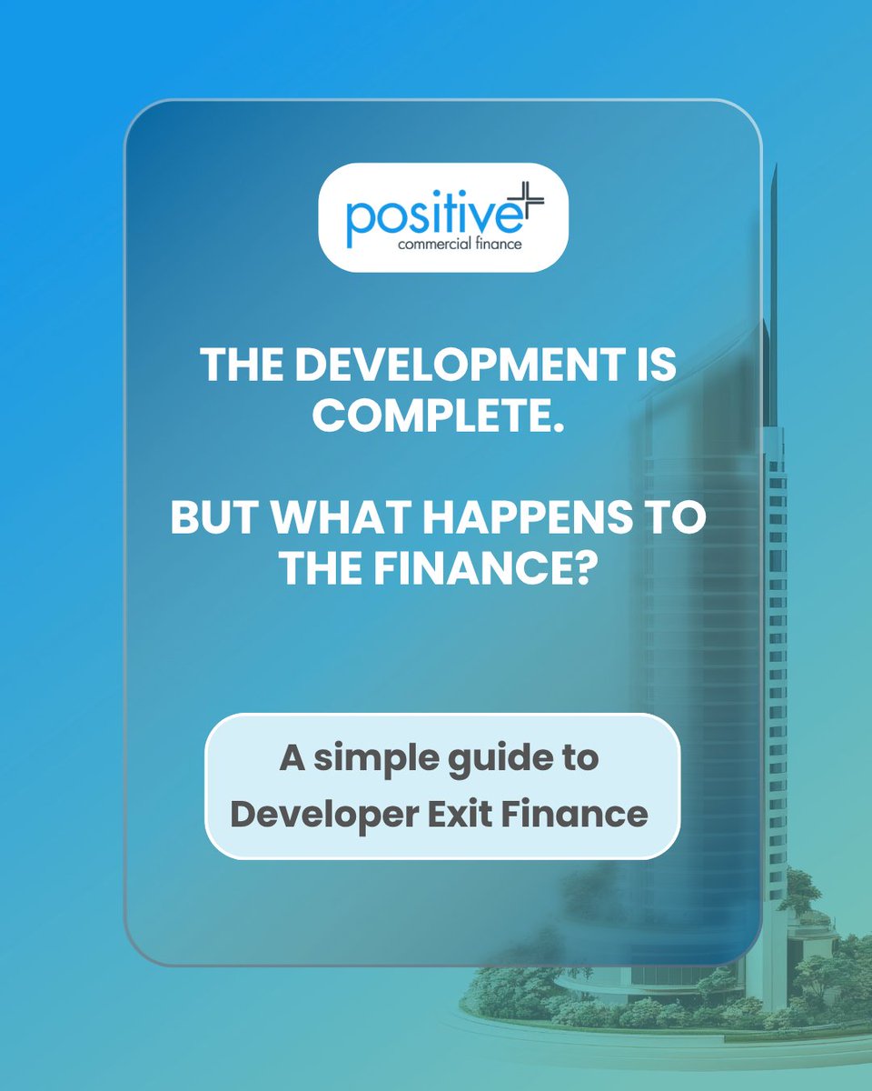 PositiveComFin's tweet photo. Build complete with units left to sell?

Stop overpaying on development finance while waiting for buyers.

Switching to a Developer Exit Bridge after Practical Completion offers key advantages:

👉 Lower Rates: Lower costs once construction risk is removed.

👉 Avoid Extension Fees: Refinance before expiry to prevent default charges.

👉 More Selling Time: Secure 6–18 months to sell at target prices without rushing.

👉 Release Equity: Unlock capital against the completed GDV for your next project.

Optimise your finance strategy past completion. 

Contact Positive Commercial Finance today:

📞 0161 763 0321 / 0203 879 4241
🌐 https://t.co/gzBeXXLKND

@johnpcf1  @jameswaddicker
#DeveloperExit #BridgingLoan