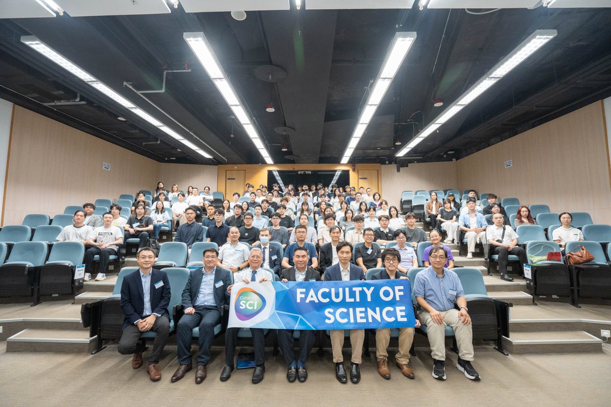 CUHKScience's tweet photo. Happy Inauguration to #CUHKScience's MSc in AI for Science #AISCI! 2027-28 intake applications now open, details: https://t.co/puExOs41OK
#ScienceEmpowersYourDreams #LearnSciencetoBettertheWorld #CUHK #CUHKResearch #AIforScience https://t.co/m74JXgA4cI