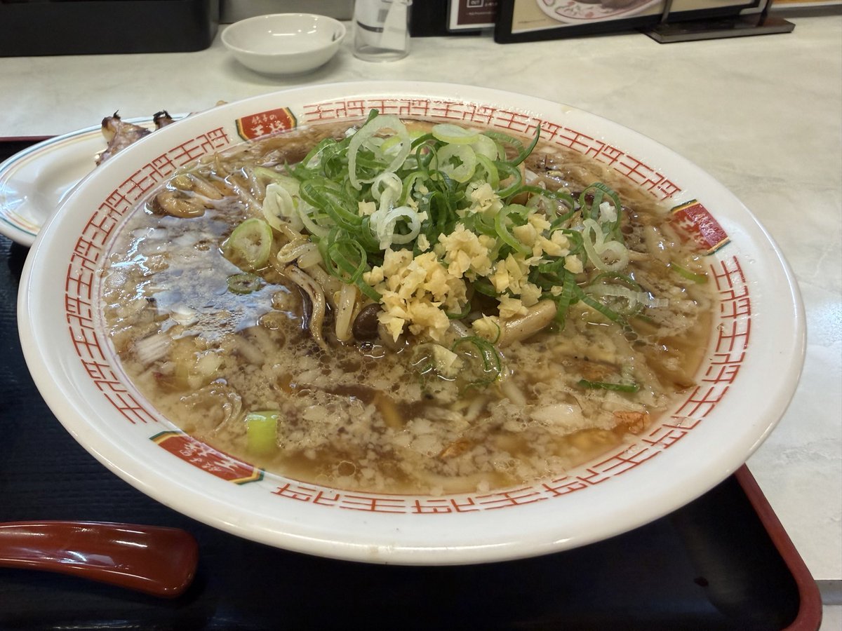 ko1122yama's tweet photo. 435  秋ラーメン
@餃子の王将 三重大前店 https://t.co/7iBsv7bAPn