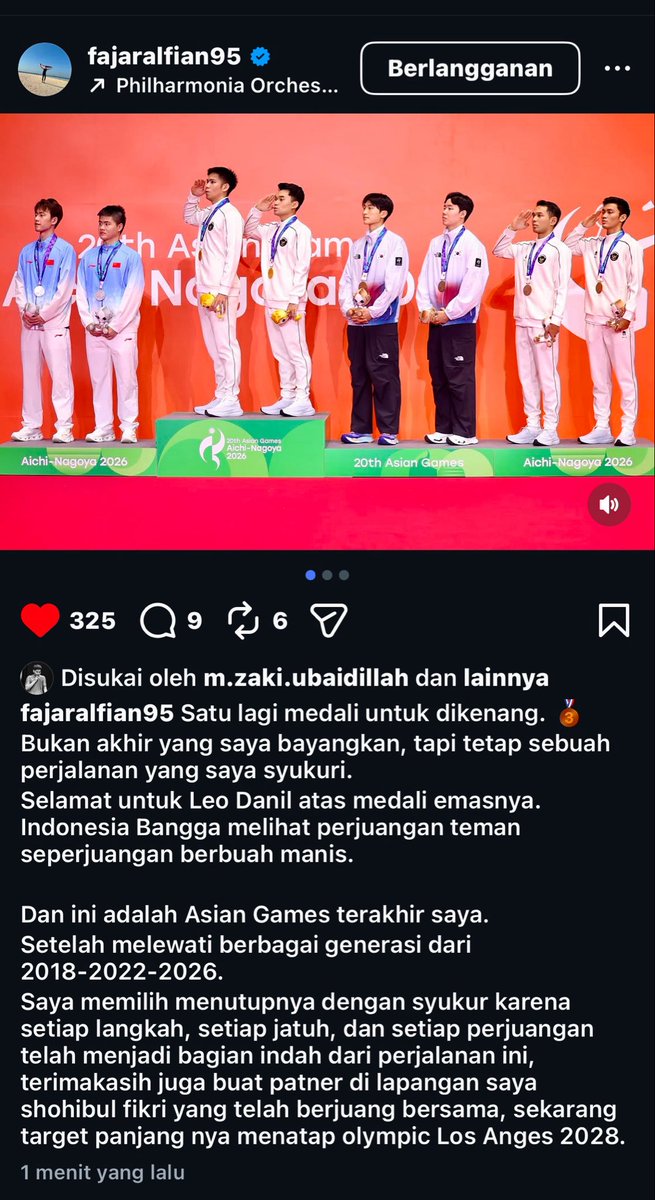 ssunhae's tweet photo. dan ini adalah asian games terakhir saya.

deg sedih banget😭
semoga diberikan kelancaran menuju LA 2028, dan mendapatkan hasil yang terbaik🥹 https://t.co/Cd2h2kHqUS