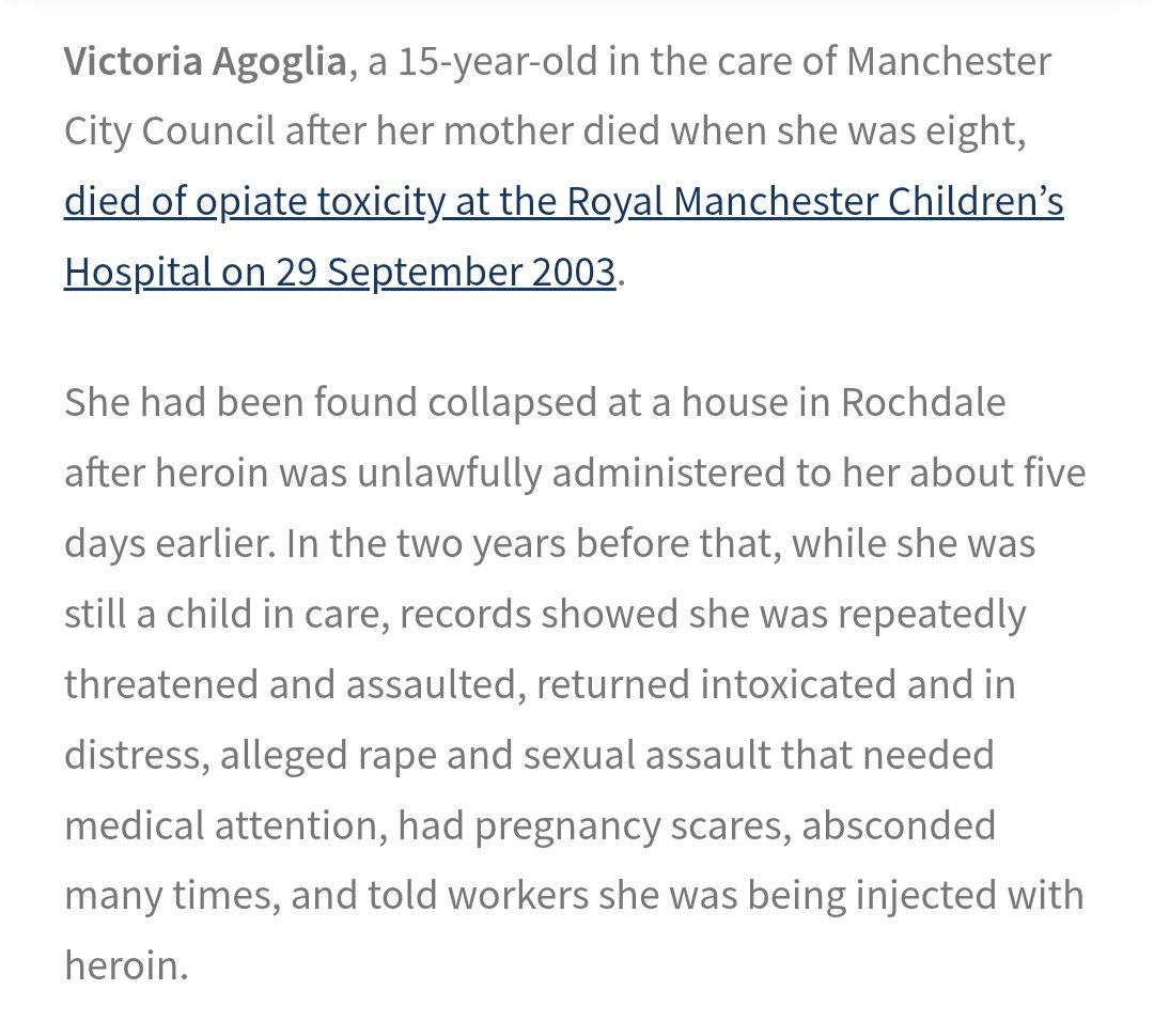 Steve_Laws_'s tweet photo. Victoria was raped, drugged, beaten and abused when the system was supposed to care for her.

She was 15 years old.

Remember, it isn't just the immigrants that must pay for these crimes, everyone who helped facilitate them and failed in their duty of care should face trials too.

This isn't a one off. This happens all over the country to this very day.

Rest in peace Victoria.