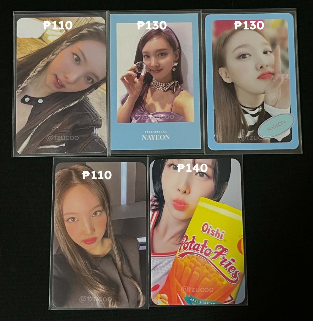 tzucoo's tweet photo. [🛒 — #tzucoosells ]

WTS LFB Nayeon PCs 

‼️Discount for take all (comment/dm)

MOD: can meet up (sm manila/waltermart bacoor) / lalamove / sco
MOP: GCash/Maribank
DOP: PAYO (prio) / can do long DOP but w/dp

📌read pinned 
🏷️wts lfb twice ph nayeon pc https://t.co/od3GPqyht7