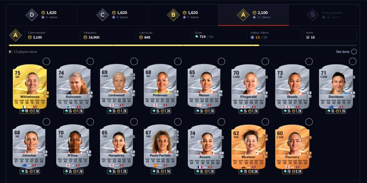 boshkash_ibra's tweet photo. جمعت لكم 97 توكين بالجاليري 😍

✅ تقدر تنفذها في ساعه تقريبا
✅ 4 انديه جديده 

1️⃣ نادي فياريال الأسباني 
2️⃣ نادي شتوتجارت الألماني رجال ونساء
3️⃣ نادي هامبورج الألماني رجال ونساء
4️⃣ نادي شارلتون النسائي 
💸كل لاعب تشتريه تقدر تبيعه direct..
🚨 لا تنسوا تشيكوا على الأسعار 
#FC27 https://t.co/xwxFRGYWKK