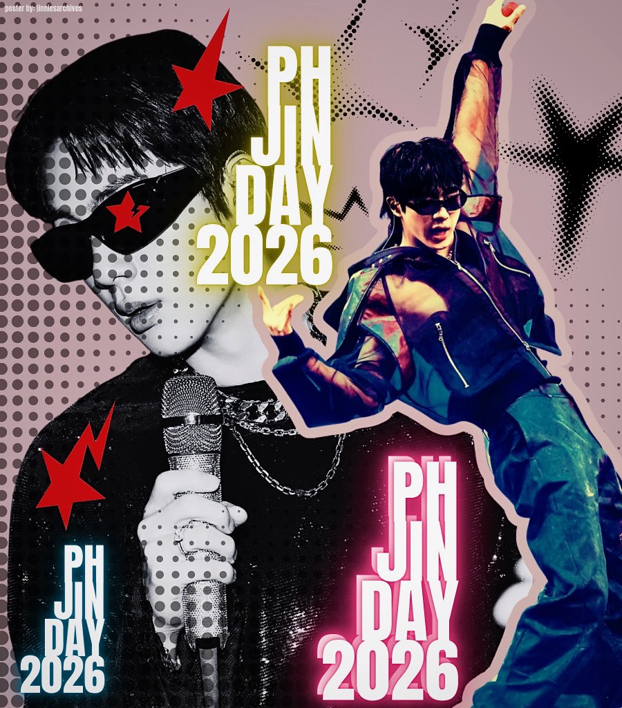 jinniesarchives's tweet photo. FILO ARMYS 🇵🇭📣

Celebrate 𝗝𝗜𝗡 𝗗𝗔𝗬 𝟮𝟬𝟮𝟲 with us! 🎂

Every year, we celebrate our beloved Kim Seokjin’s birthday with special promotions and projects. This year, we’re counting on your support to help bring our birthday projects to life! 🐹✨

Target funds 🎯 Php 78,000.00 by November 15, 2026 🏃

Thank you so much in advance! 🥹

Please see more details below ⬇️