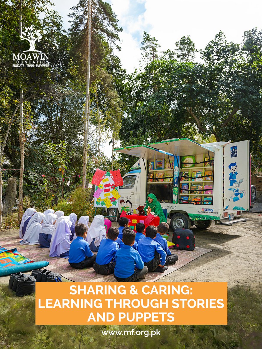 MoawinPakistan's tweet photo. At a Moawin Foundation-supported school, young learners explored the values of sharing and caring through an engaging puppet storytelling activity, learning kindness, empathy, and the importance of helping one another.
#MoawinFoundation #SharingAndCaring #LearningThroughPlay https://t.co/58hv7ri5qV
