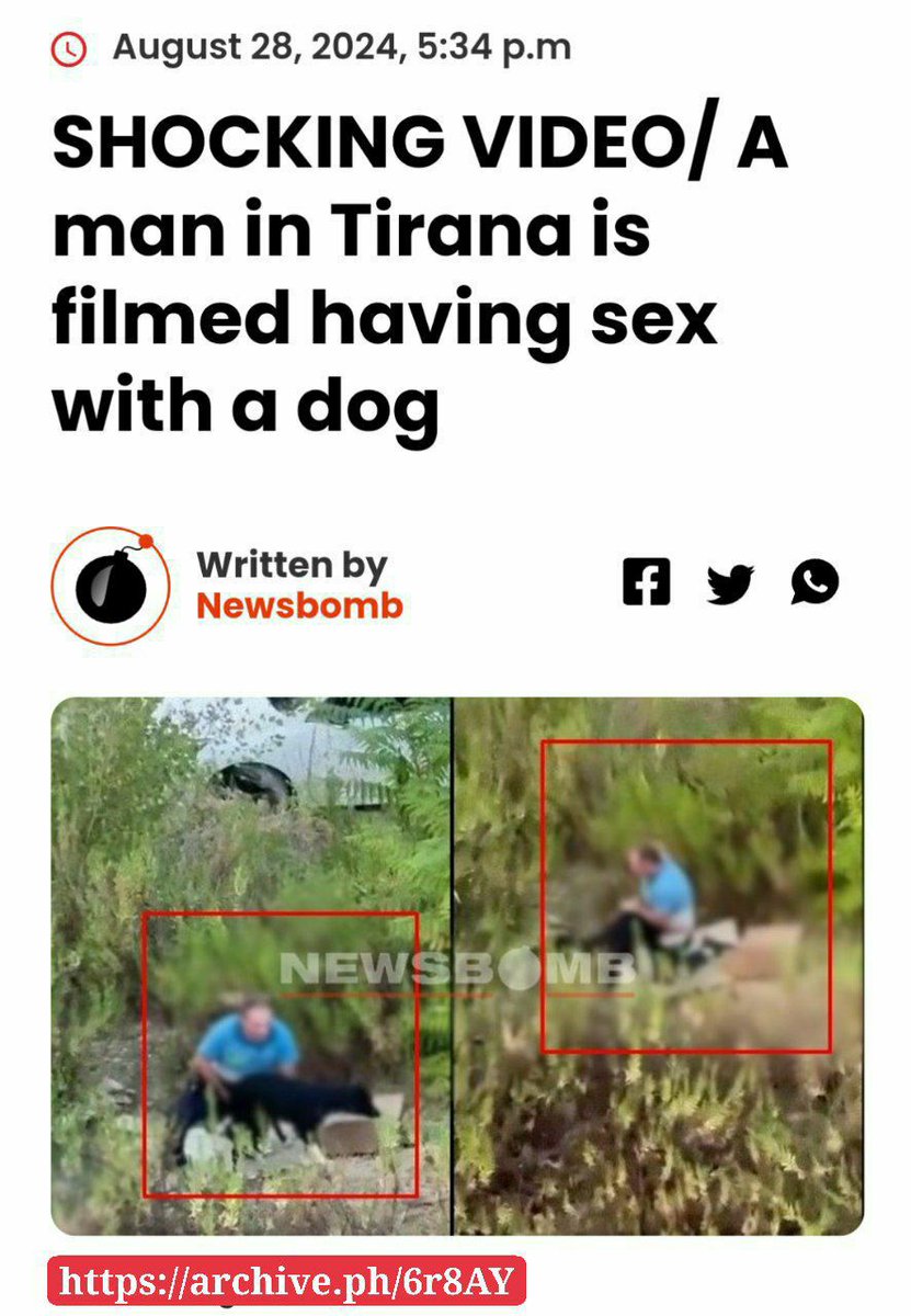 MacTier_'s tweet photo. @ryan_gosling_03 Out of your 4 articles 3 are the same just from different outlets and it's an old debunked sensationalist story. The only real one is the N1 article and it's most likely a gypsy (10% of the population) whose people are known to be animal abusers, like their Albanian cousins. https://t.co/2w8NAgVVz4