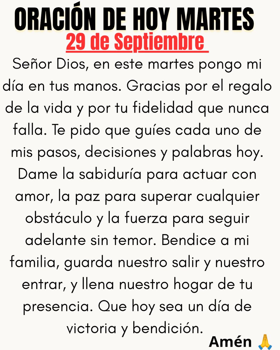 mioraciondehoy's tweet photo. Feliz Martes para todos ❤️🙏 https://t.co/fwrOfRU99H