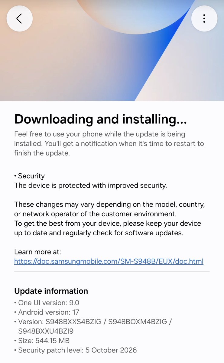 SteCol1993's tweet photo. @FrankOneDigital I haven't had issues but it's showing October security patch 🤷 https://t.co/nORcaANwTa