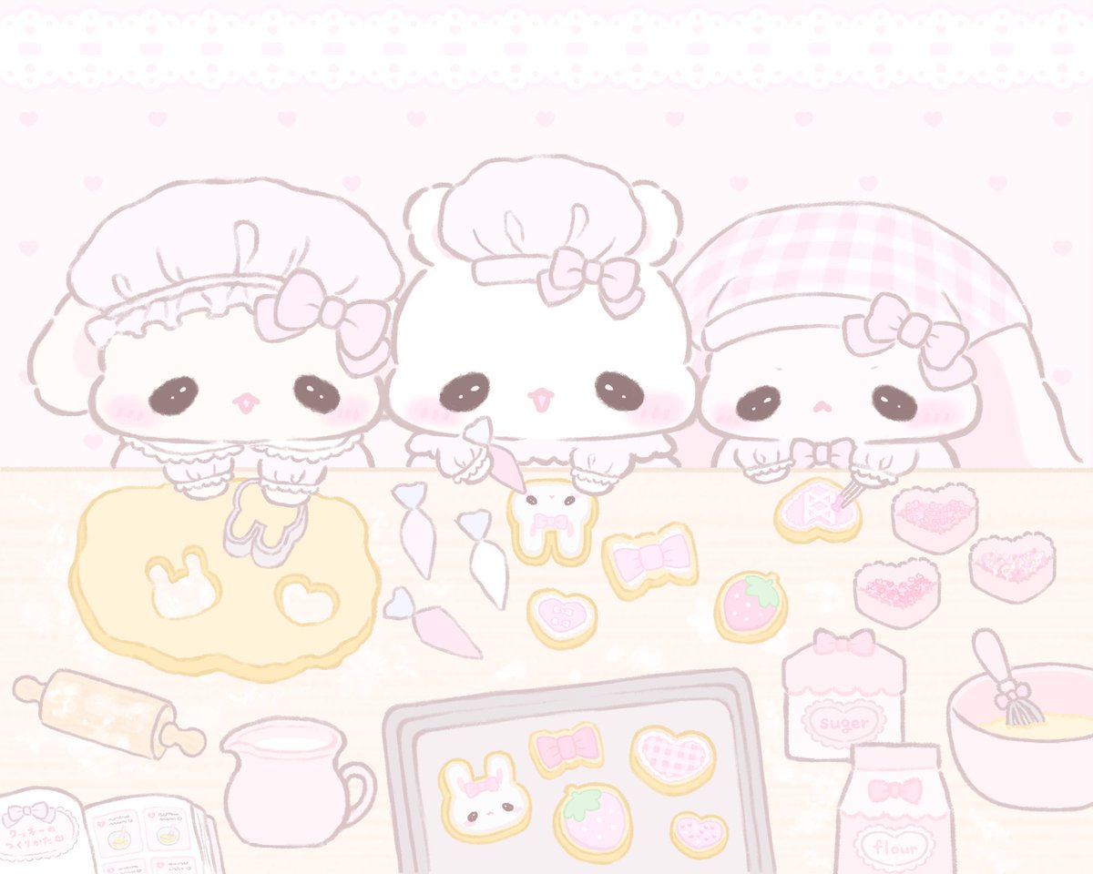 whip_usagi_'s tweet photo. クッキーづくり🍪🎀 ⋅.˳˳.♡.⋅ॱ˙⋅ ⸜̑⸝͂⸌̑⸍͂ https://t.co/aPFE4N9uWE