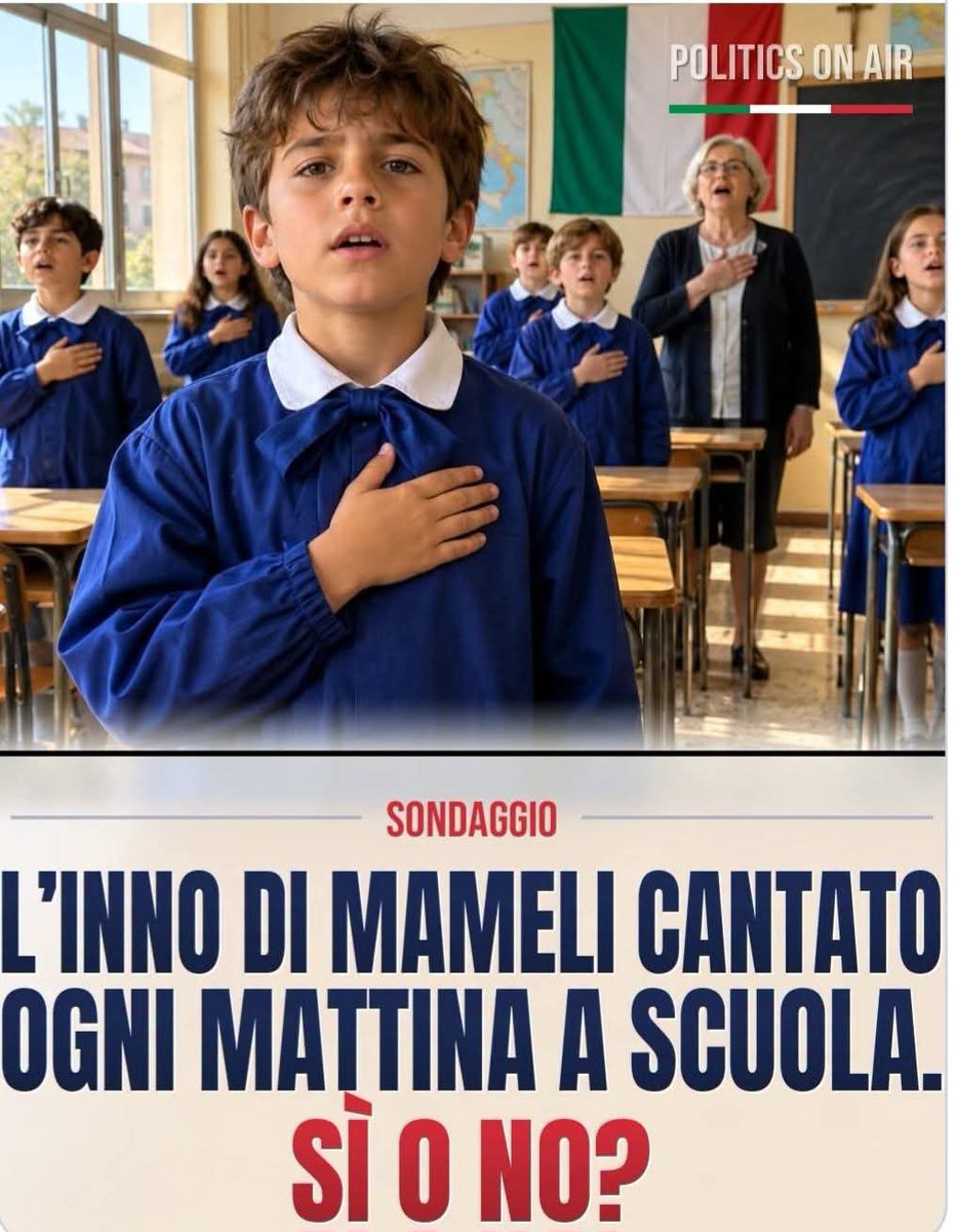 ntx650's tweet photo. Si  i bambini devono crescere con l'amor di Patria , non di paese  i sinistri sono stati capaci di eliminare il concetto di italianista . https://t.co/OLl3qmCbHm
