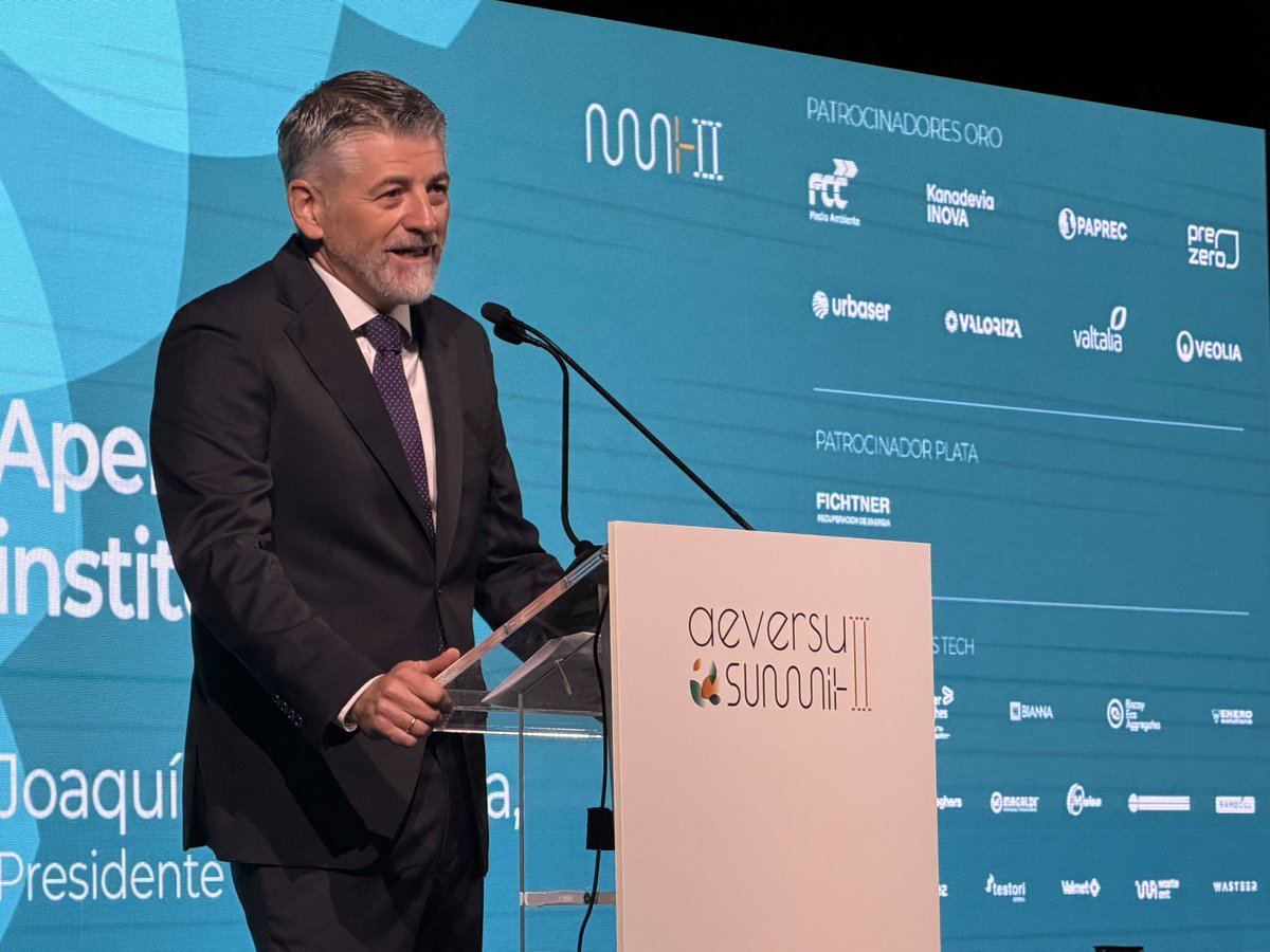 asensioji's tweet photo. Asistimos al  II. #AEVERSU Summit que se celebra en Madrid, el encuentro global de valorización energética.
La Asociación de Empresas de Valorización Energética de Residuos Urbanos se une para Impulsar el papel estratégico de la valorización energética dentro de la economía circular.