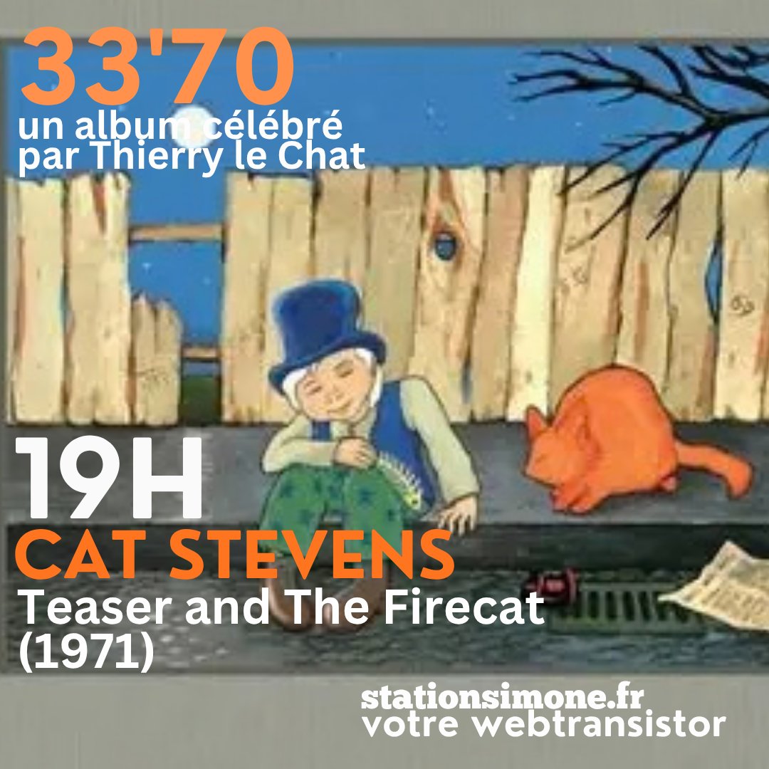 StationSimone's tweet photo. 19h avec le Chat @thierrychanu et #CatStevens
@lauric_henneton @c_vollaire
@millanvoyejmarc @NativeWorld111
@TweetMaman @JulieJulieL
@Julien_Grossot @philippepoustis
@christopheconte @HHERVE_
@Karima_Bekri @M0Wjulian
@Contessina91020 @morgane_muse @so_contrary @luckylusssien https://t.co/nvl6us2ghD