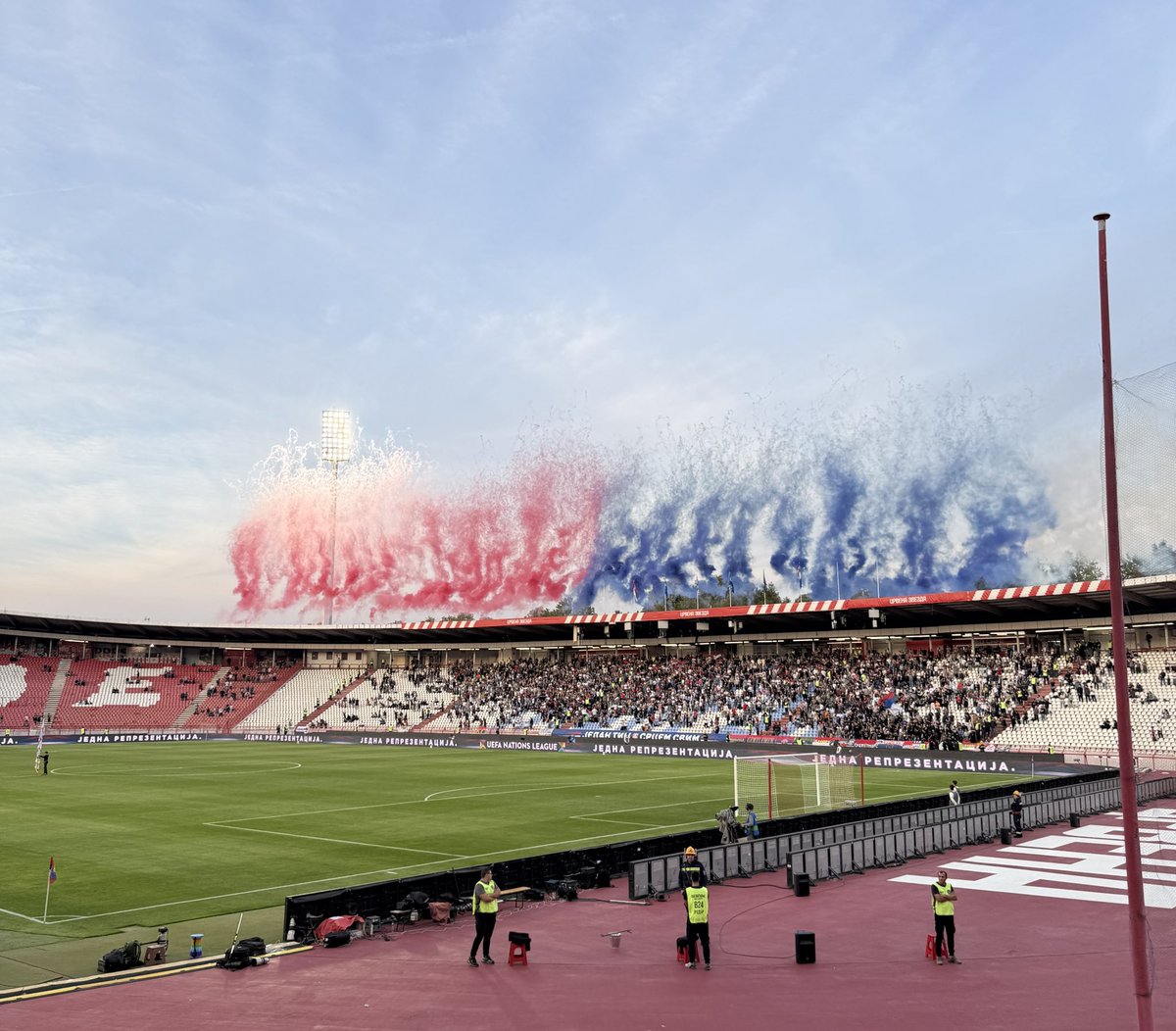 Danny__1489's tweet photo. Servië - Nederland in het stadion van Rode Ster, oftewel stadion nummer 75 en land nummer 20! #serned #belgrado https://t.co/UYH8AtujcU