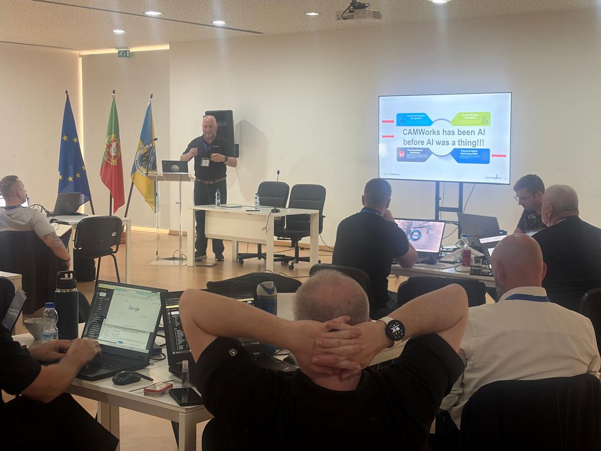CAMWorks's tweet photo. HCL CAMWorks Annual Reseller Conference- Launchpad EMEA 2026 is officially underway in Portugal!

The energy and excitement on Day 1 has been incredible as we gather exclusively with our EMEA Reseller Partners for a high-impact week of innovation, strategy, and growth! https://t.co/rFxFKek4eZ
