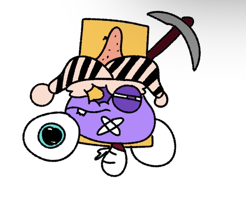 WhomboJombo's tweet photo. It’s So funny because Marx is kinda a punching bag in that GC so every time someone come back Marx has a new injury  Rn he has a crushed foot a pulled out tooth a big toon lump on his head, a stab through his heart missing 1 eye in a wheelchair black eye and enslaved  by kracko https://t.co/vFdgYJPmSP
