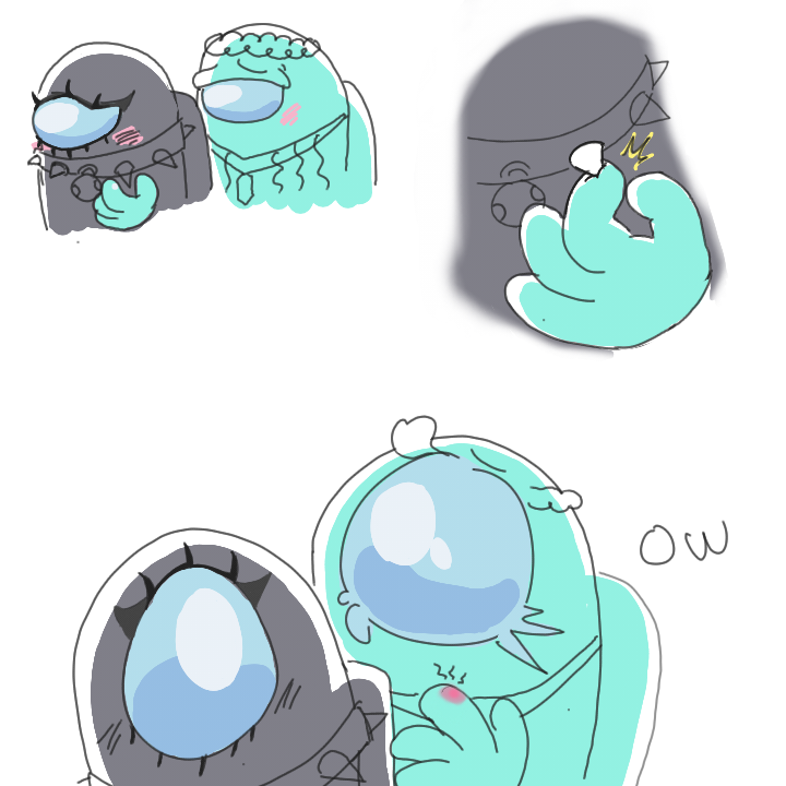 Beanyday's tweet photo. What if Cyan got poked by the spikes? That gotta sting tho if they are sharp? 😅😭
#geogem https://t.co/7F7Vb1OkzH