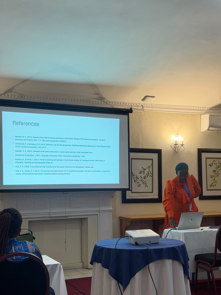 LinguisticUnisa's tweet photo. Congratulations to Ms Dineo Mogajana on presenting her Master’s proposal at the LSSA Conference. Her presentation sparked two rounds of questions and ongoing discussion, with one attendee raising a hand simply to congratulate her. 👏🎓 https://t.co/VREBkk33RJ