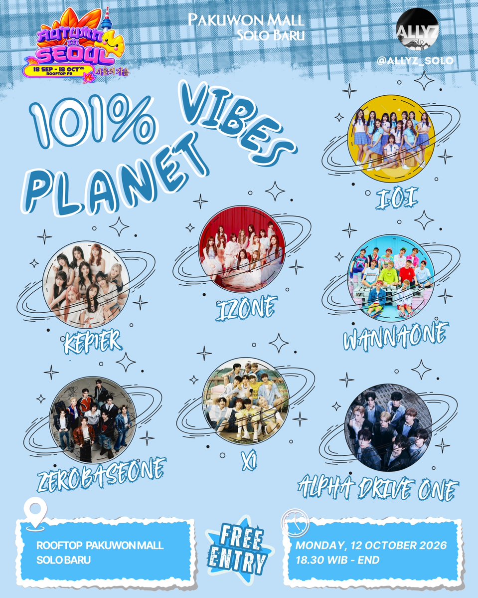 shealunel's tweet photo. dicari allyz solo untuk acara noraebang 101% planet vibe minimal 30 orang. yuk bisa yuk ikutannn allyz solo https://t.co/Lx2TUceuUy