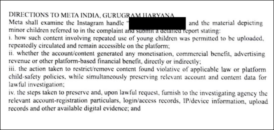 mujifren's tweet photo. Big X Community Impact

NHRC has taken cognizance of the Child Abuse and grooming happening in this home tuition centre

They have directed SSP Etah to file FIR under Juvenile Justice and relevant section of BNS against the home tutor Pratibha and her associates

All the children used in the videos will be identified and counseled by professional therapists

It is shocking that in initial investigation it was found youngest children being tutored to abuse PM was only 3 years old

Meta (Instagram) has also been served a notice to answer how this Child exploitation ring was running on their platform

For now the account has disappeared but we have archived everything

Thanks to everyone who supported us, and special thanks to Swati Goel Sharma Ma'am @swati_gs for taking this forward and Priyank Kanoongo Sir @KanoongoPriyank  for prompt action