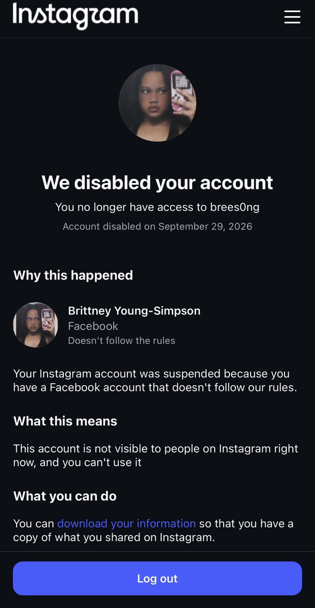 spideyhours's tweet photo. @instagram @Meta y’all won’t let me have one good day this month, huh? https://t.co/Crb7xWw3eA