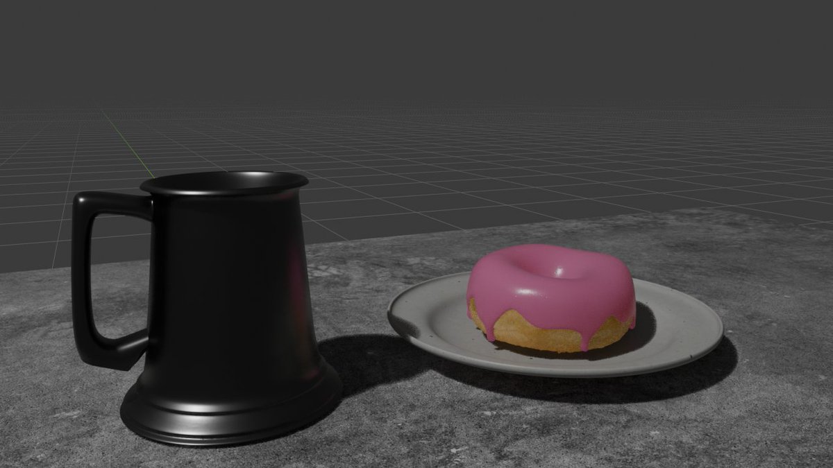 Garmoon357's tweet photo. Rosquinha renderizada!

Testando a renderização nos modelos 3d. 
To gostando de como tá ficando!
#3dart #blender #donut https://t.co/k7m3cLb9eE