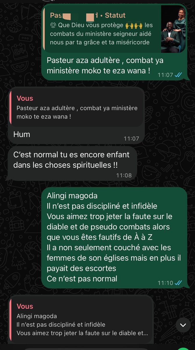 DanielleNganga1's tweet photo. Le mal est tellement profond😂😂😂 et faut voir comment les pasteurs se protègent entre eux https://t.co/ze6HUYYVbz