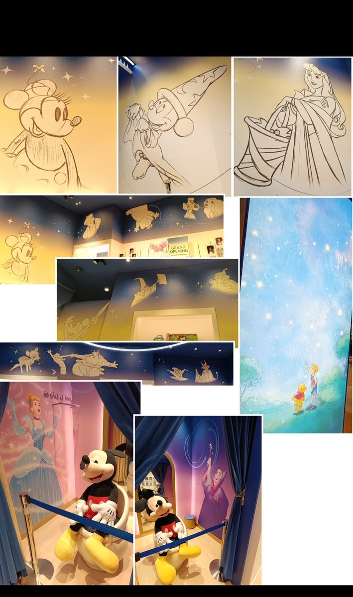 disney_tdr_plan's tweet photo. 本日オープン #ディズニーストア  ららぽーと富士見店
弟子くん ミッキー スタチュー お出迎え
お着替えルーム プーさん フォトスポット
富士山 モチーフ うるぽちゃちゃん
ミニーちゃん うるぽちゃ ぬいぐるみ
グッズ 5000円以上購入 トートバッグ トート 貰える😊
#ディズニー
13時以降 予約なし入店 https://t.co/Kh9zcBJdy0