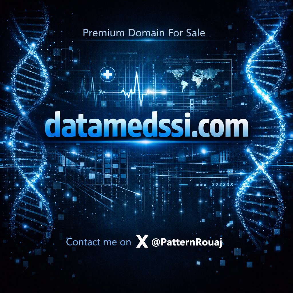 PatternRouaj's tweet photo. @DataMEDSAI @TolloHealth I own https://t.co/adjRcMziGN — the SuperIntelligent extension of your DataMedsAI brand. It’s a premium domain listed on GoDaddy/Afternic for secure purchase. Ideal for future product naming and brand protection. Flyer attached. https://t.co/u5hwJgerZw