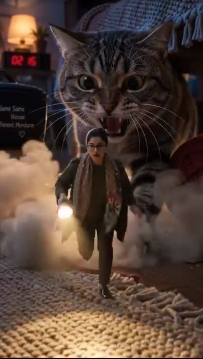 Cinematic Giant Cat Chase