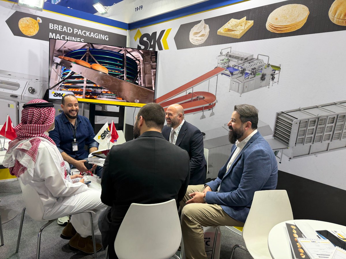 SakkOvens's tweet photo. من فعاليات اليوم الثاني لمعرض Saudifood Manufacturing 2026
في المملكة العربية السعودية - مدينة جدة #KSA #Jeddah
من 27/09/2026 إلى 29/09/2026
إسم القاعة Jeddah Superdome
رقم الستاند /19-F9/
نتطلع قُدُماً للقائكم على خير إن شاء الله https://t.co/lT9GT8P0BP