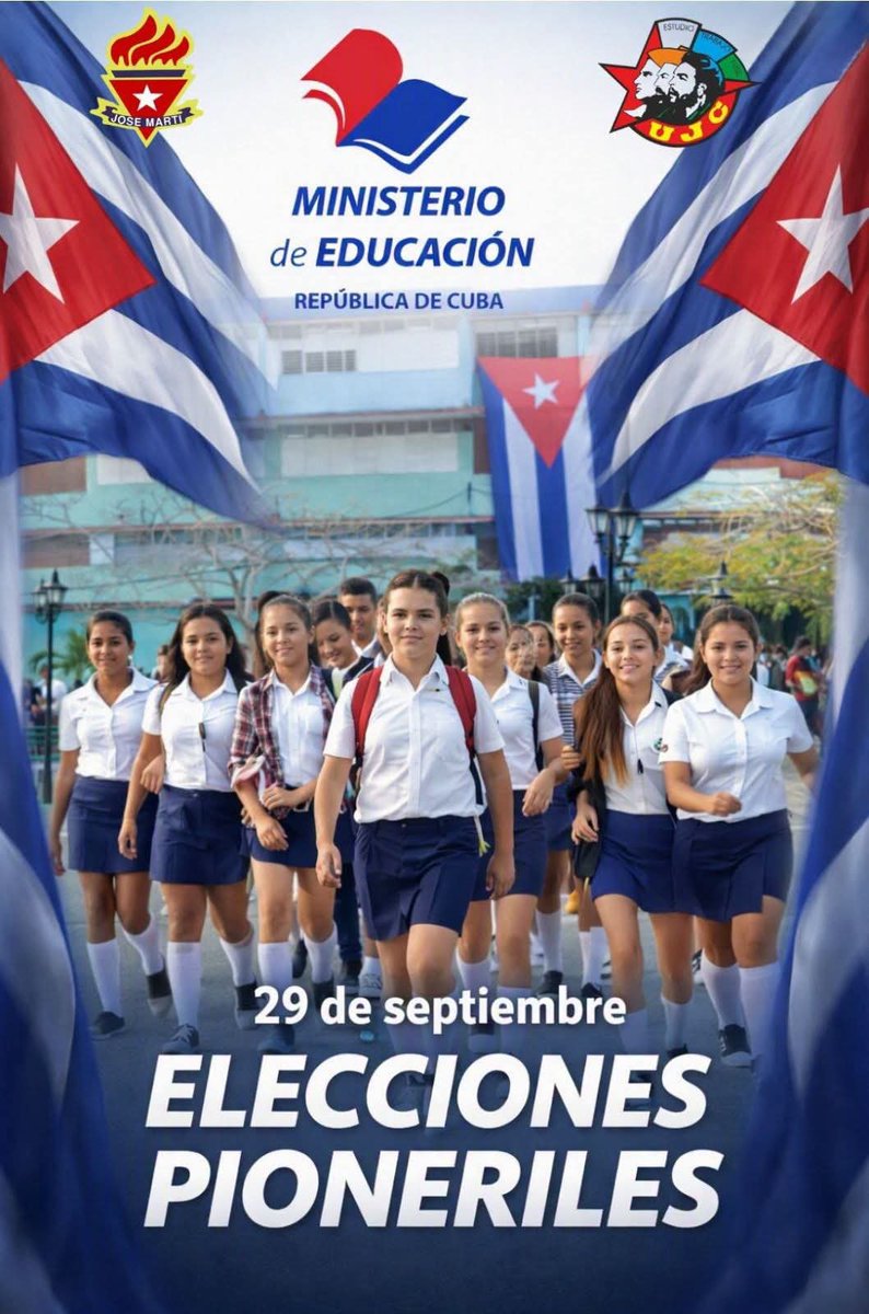 MarisolFFerrer's tweet photo. Elecciones pioneriles , #CubaEstáFirme , no se detiene y marcha segura porque  #LaPatriaSeDefiende 
#Mayabeque https://t.co/LO21v9OQ0O