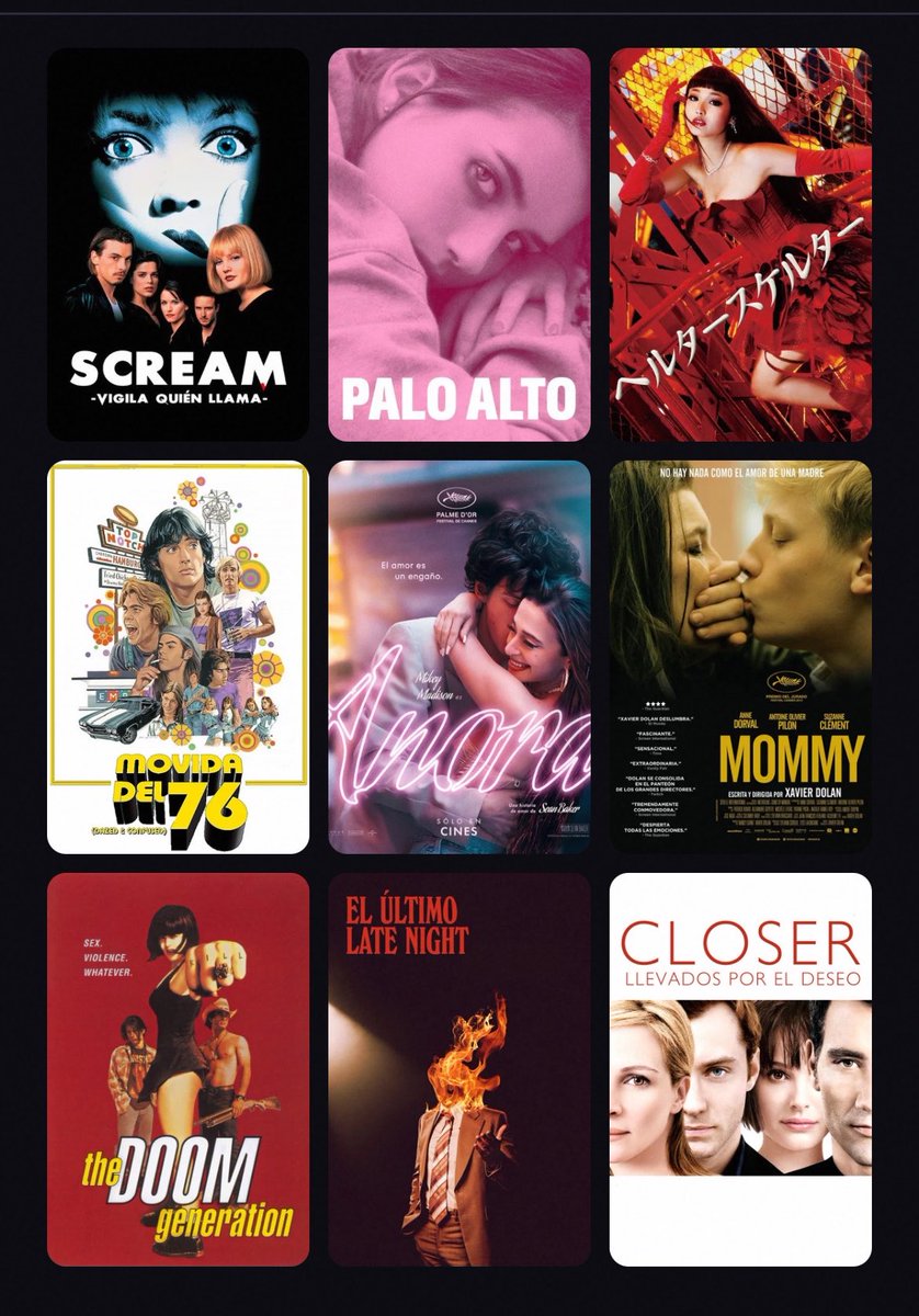 kamiyatou's tweet photo. 9 films :p https://t.co/h5vEbluqlO