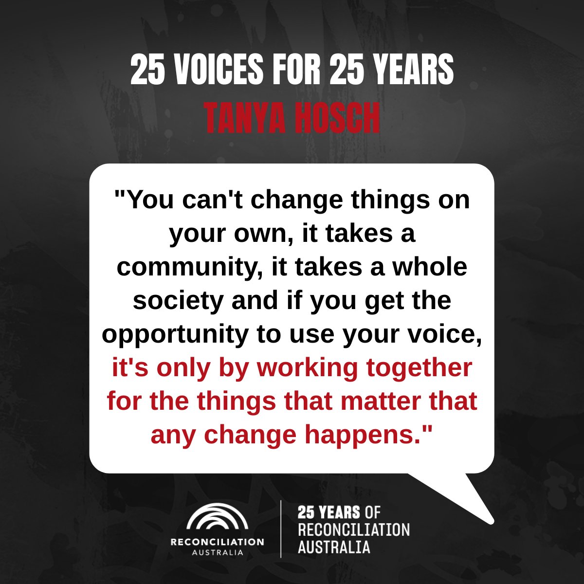 RecAustralia's tweet photo. As we mark 25 years, we're highlighting the work, impact &amp; legacy of #25Voicesfor25Years.

Tanya Hosch is a nationally respected leader &amp; advocate with extensive experience in Aboriginal and Torres Strait Islander policy, social inclusion, governance &amp; public advocacy. https://t.co/eHC80x8ZHN