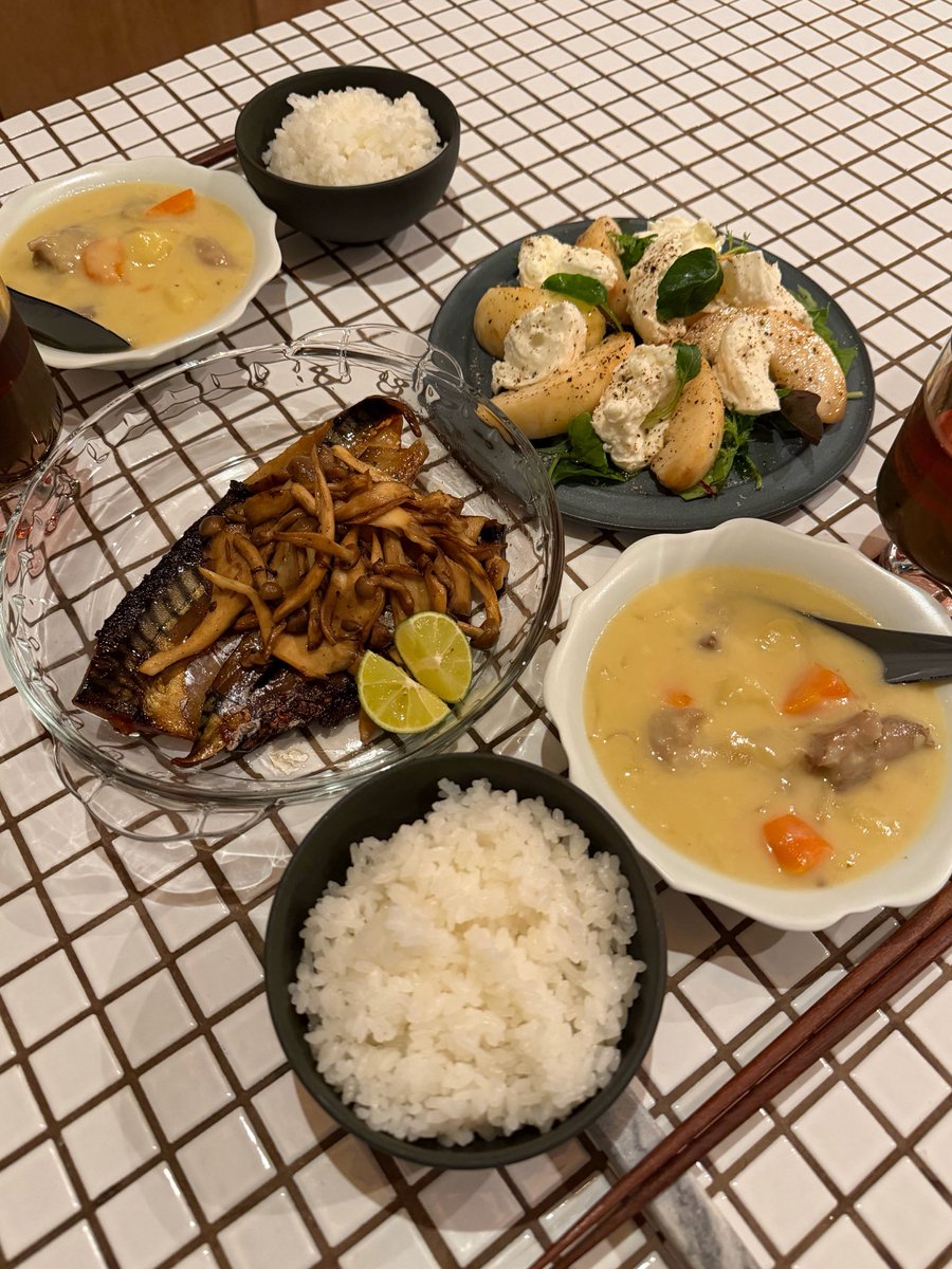 mamiiigohan's tweet photo. シチューが美味しい気温になって来た🍂

#コーンクリームシチュー
#おうちごはん https://t.co/6vD1epoNLm
