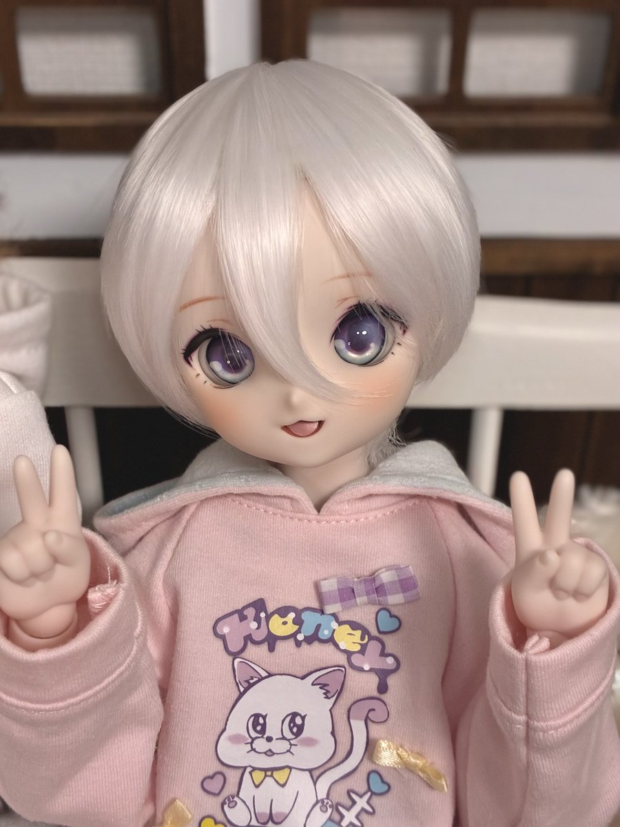 YnoDollacc's tweet photo. あんにんとひまりお姉ちゃん✌️✌️ボークスさんのスタンダードモデルはDDひまりちゃんを推す...！ https://t.co/gbjvK74xdp