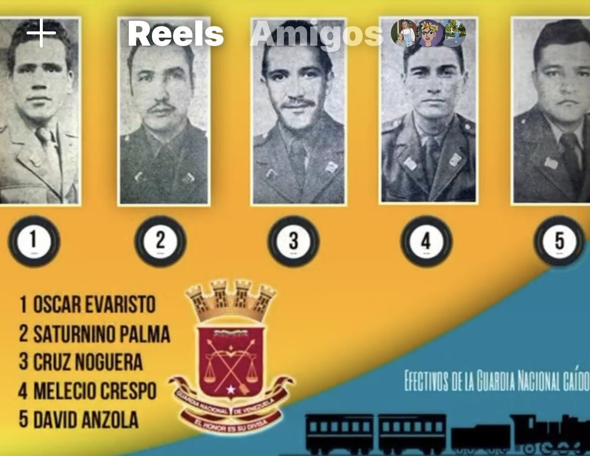 AmericoDeGrazia's tweet photo. #29Sep1963
Asalto al tren de El Encanto, Ccs.
15 terroristas de la FALN tomaron el tren turístico de paseos dominicales, encabezados por Guillermo García Ponce, para apoderarse de las armas de los GN que custodiaban el servicio, con el trágico saldo de 5 oficiales muertos, 2 terroristas,más 8 mujeres y 2 niños heridos. La incipiente democracia intentaba consolidarse. Defenderla fue una tarea compleja. HOY esos personajes que asaltaron el tren, encantaron a VZ y conservan el poder sistematizando  la tragedia durante 27 años. 
@GuayanaLibre21