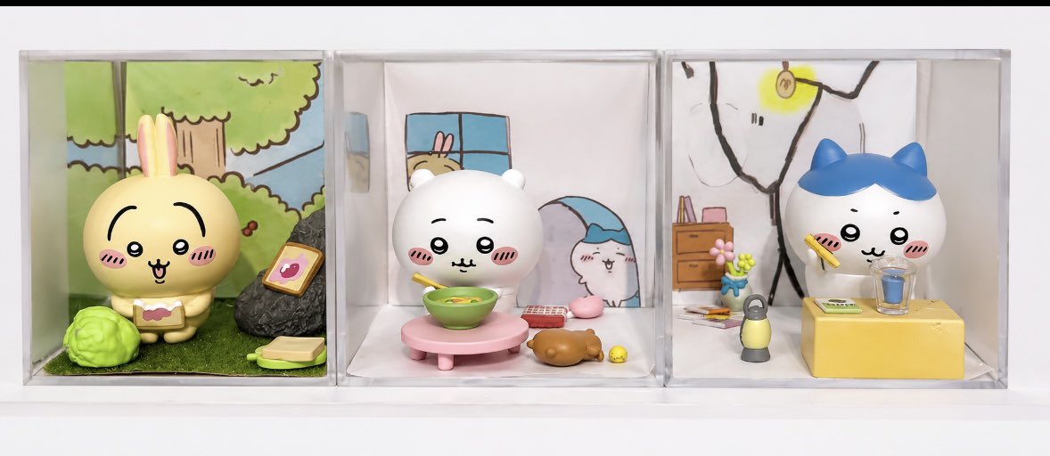 En9W8LCHtf4735's tweet photo. #ちいかわ
出来ましたー。
韓国のジオラマフィギュアを使用して。
ただケースに背景を印刷して貼っただけですが🤣
カニちゃん、シーサーちゃんはこの商品ないので家にあるフィギュアを使って自分風に作ってみました。
何となく雰囲気出たかな💦 https://t.co/bbdSpCsG2X